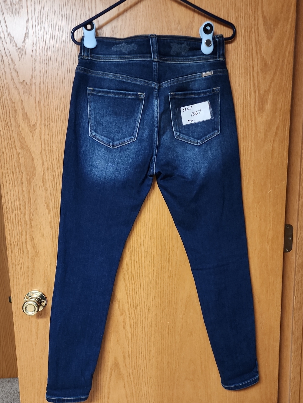 Kancan Women's Dark Blue High-Rise Skinny Jeans 28x27 number 1067